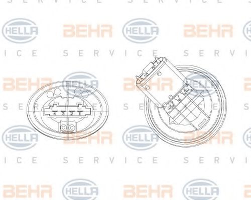 BEHR HELLA SERVICE 5HL 351 321-301