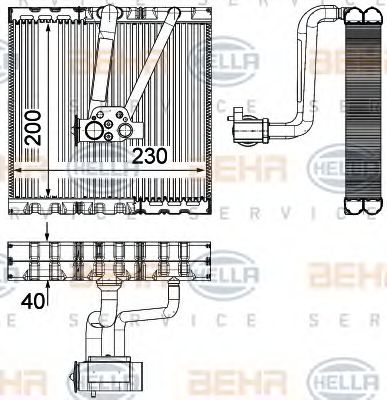 BEHR HELLA SERVICE 8FV 351 330-711