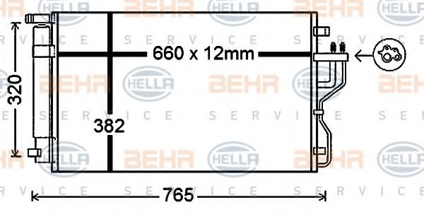 BEHR HELLA SERVICE 8FC 351 343-091