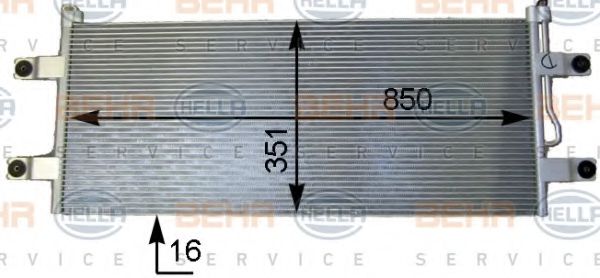 BEHR HELLA SERVICE 8FC 351 343-221