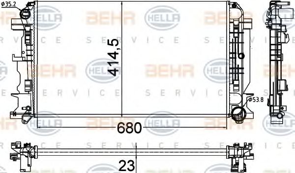 BEHR HELLA SERVICE 8MK 376 701-361