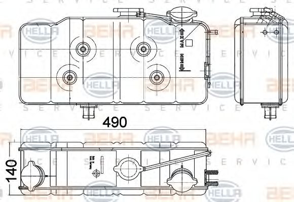 BEHR HELLA SERVICE 8MA 376 705-181