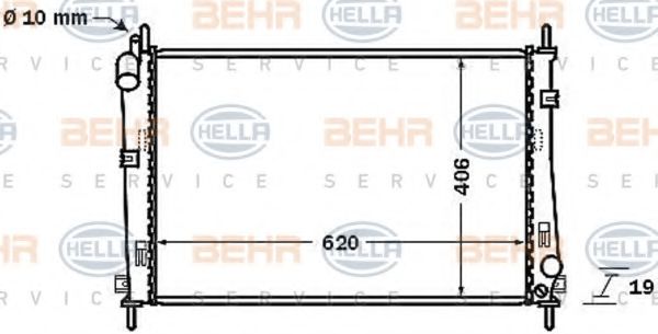 BEHR HELLA SERVICE 8MK 376 705-551