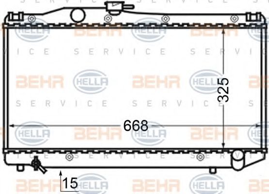 BEHR HELLA SERVICE 8MK 376 705-751