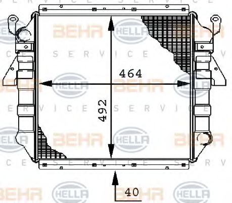 BEHR HELLA SERVICE 8MK 376 706-321