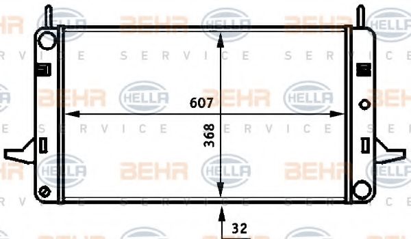 BEHR HELLA SERVICE 8MK 376 706-671