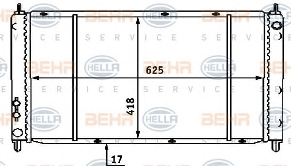 BEHR HELLA SERVICE 8MK 376 707-181