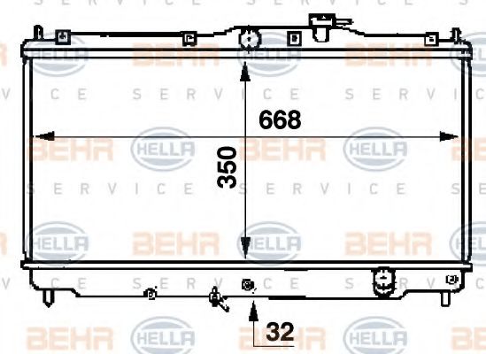 BEHR HELLA SERVICE 8MK 376 707-351