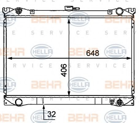 BEHR HELLA SERVICE 8MK 376 707-631