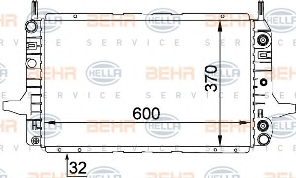 BEHR HELLA SERVICE 8MK 376 707-681