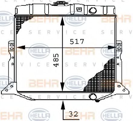 BEHR HELLA SERVICE 8MK 376 709-071