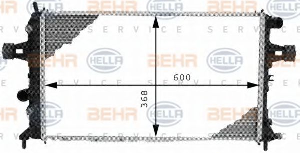 BEHR HELLA SERVICE 8MK 376 710-334