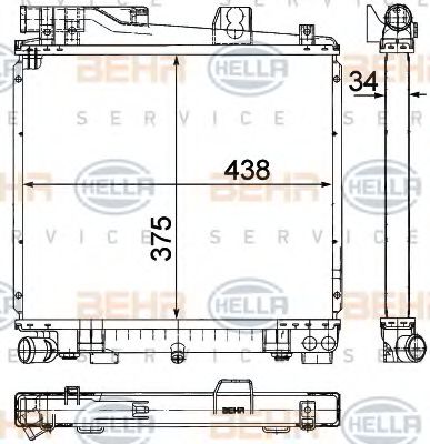 BEHR HELLA SERVICE 8MK 376 710-751