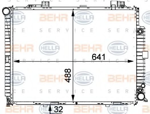 BEHR HELLA SERVICE 8MK 376 711-154