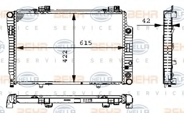 BEHR HELLA SERVICE 8MK 376 711-194