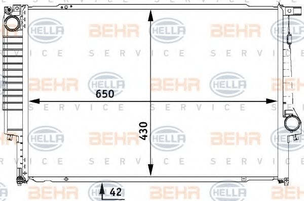 BEHR HELLA SERVICE 8MK 376 712-121