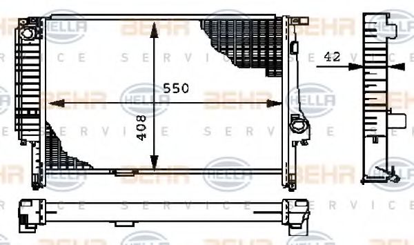 BEHR HELLA SERVICE 8MK 376 712-191