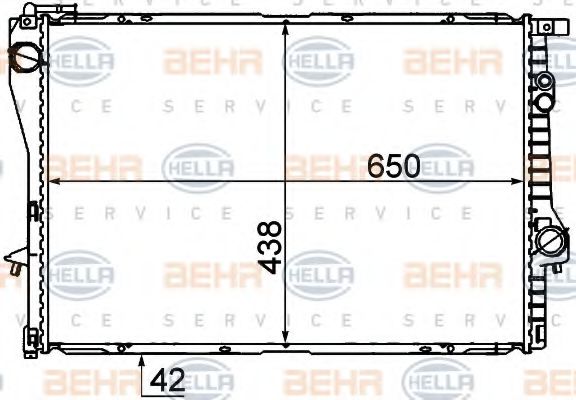 BEHR HELLA SERVICE 8MK 376 712-234