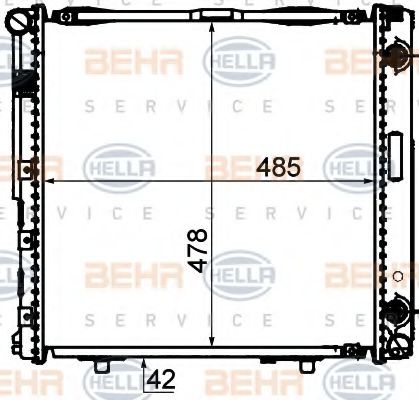 BEHR HELLA SERVICE 8MK 376 712-444