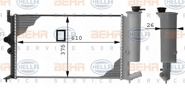 BEHR HELLA SERVICE 8MK 376 712-541