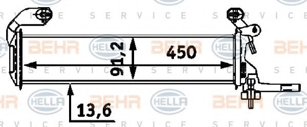 BEHR HELLA SERVICE 8MK 376 712-661