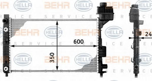 BEHR HELLA SERVICE 8MK 376 713-041