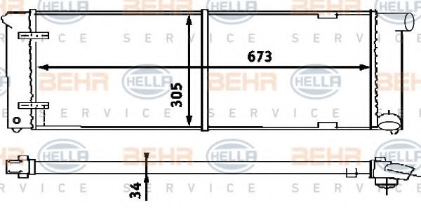 BEHR HELLA SERVICE 8MK 376 714-641