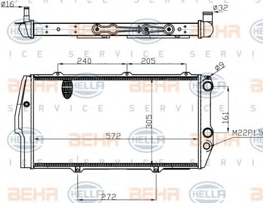 BEHR HELLA SERVICE 8MK 376 714-701