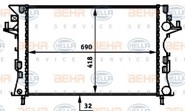 BEHR HELLA SERVICE 8MK 376 716-301