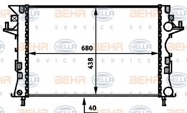 BEHR HELLA SERVICE 8MK 376 716-311