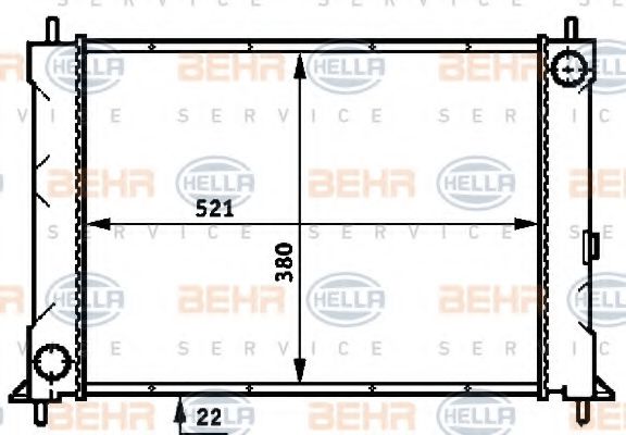 BEHR HELLA SERVICE 8MK 376 716-361