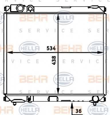 BEHR HELLA SERVICE 8MK 376 716-441