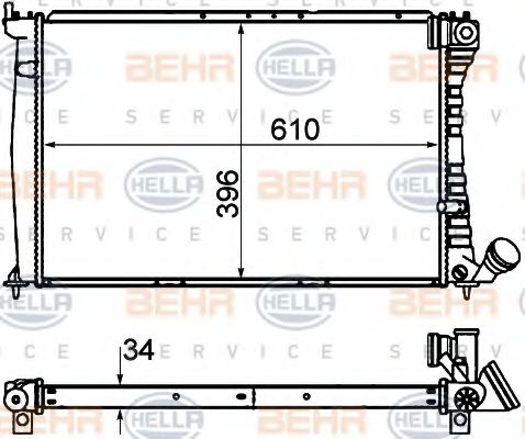 BEHR HELLA SERVICE 8MK 376 716-501