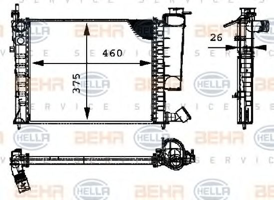 BEHR HELLA SERVICE 8MK 376 716-631