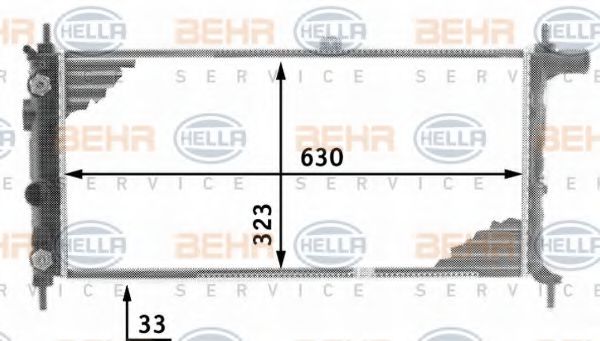 BEHR HELLA SERVICE 8MK 376 716-701