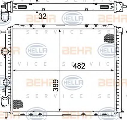 BEHR HELLA SERVICE 8MK 376 717-794