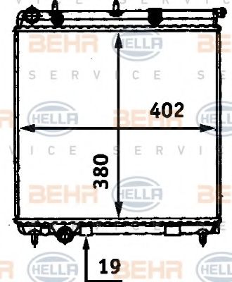 BEHR HELLA SERVICE 8MK 376 718-631