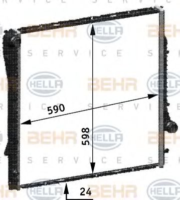 BEHR HELLA SERVICE 8MK 376 718-764