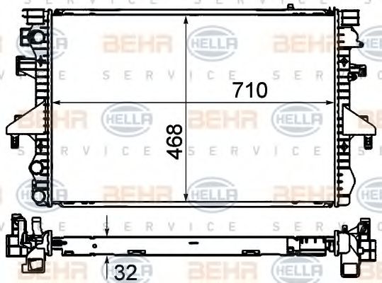 BEHR HELLA SERVICE 8MK 376 719-184