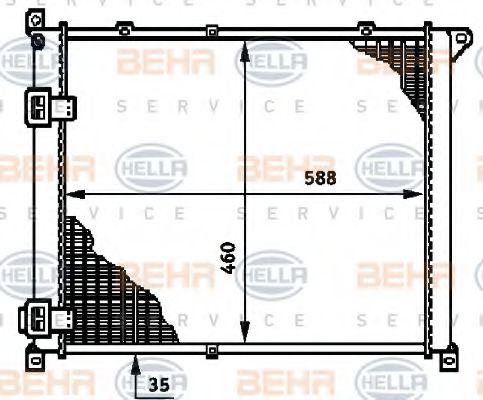 BEHR HELLA SERVICE 8MK 376 719-341