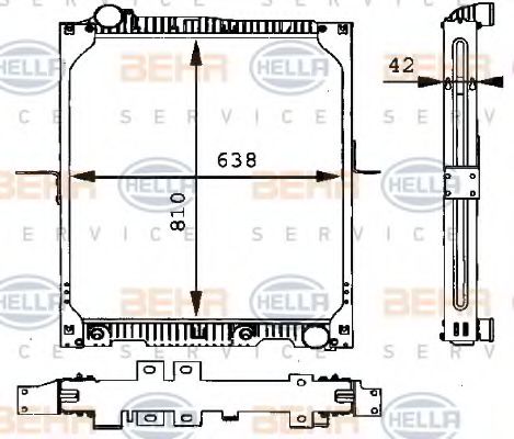 BEHR HELLA SERVICE 8MK 376 721-151