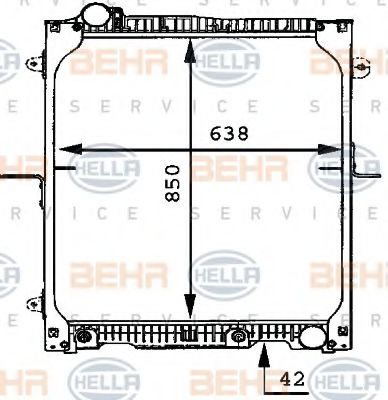 BEHR HELLA SERVICE 8MK 376 721-171