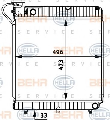 BEHR HELLA SERVICE 8MK 376 721-361