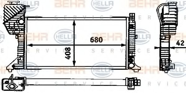 BEHR HELLA SERVICE 8MK 376 721-444