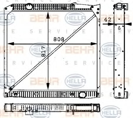 BEHR HELLA SERVICE 8MK 376 721-451