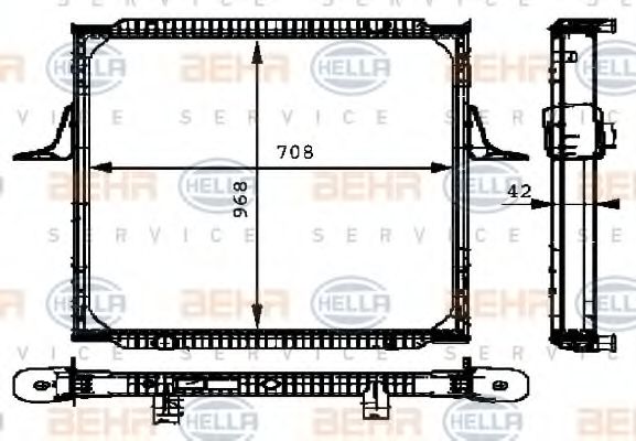 BEHR HELLA SERVICE 8MK 376 721-671