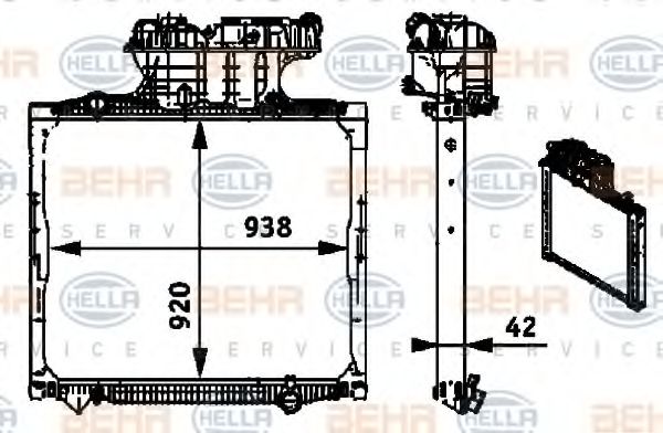 BEHR HELLA SERVICE 8MK 376 721-681