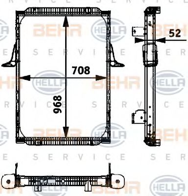 BEHR HELLA SERVICE 8MK 376 721-731