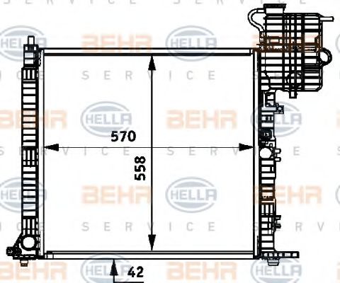 BEHR HELLA SERVICE 8MK 376 722-051