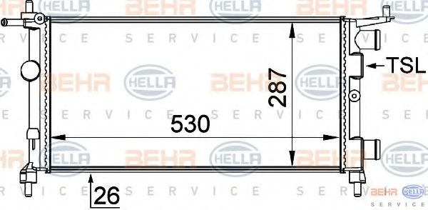 BEHR HELLA SERVICE 8MK 376 722-444